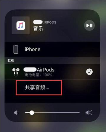 启东苹果14音频维修点分享iPhone14音频共享设置方法 